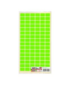 Top Office Самозалепващи се етикети за цени, 12 x 18 mm, зелени, 960 броя