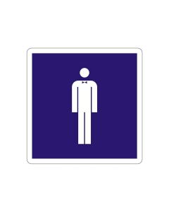 Office 1 Самозалепващ етикет, пиктограма „Мъже“