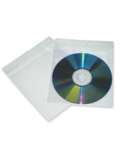 Office 1 Плик, 115 x 115 mm, с цип, прозрачен, 100 броя