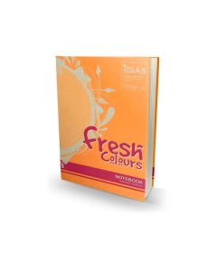 Тетрадка Fresh, A5, широки редове, офсетова хартия, твърда корица, 150 листа