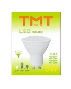 Tmt Крушка LED, GU10, 5W, 230V, 400 lm, 6400k