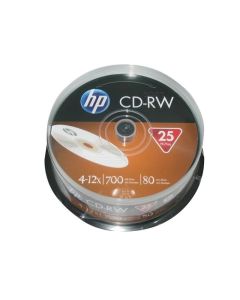 CD-RW HP, 700 MB, 25 броя в шпиндел