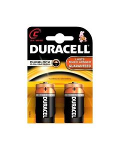 Duracell Алкална батерия, C, LR14, 1.5 V, 2 броя