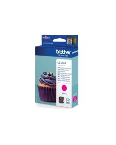 Оригинален патрон Brother LC123, 600 страници-5%, Magenta