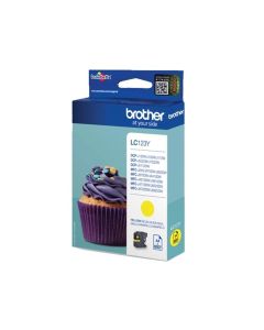 Оригинален патрон Brother LC123, 600 страници-5%, Yellow
