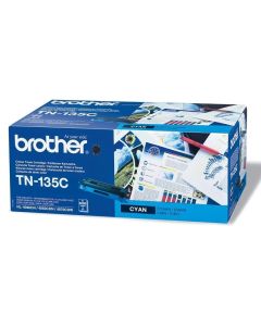 Оригинална тонер касета Brother TN-135C, 4000 страници-5%, Cyan