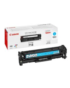 Оригинална тонер касета Canon CRG 718, 2900 страници-5%, Cyan