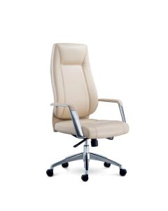 Директорски стол RFG VINCI HB, екокожа, до 150 kg, бежов