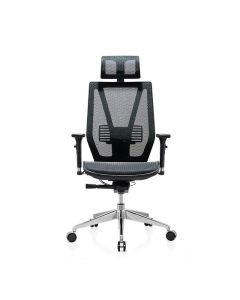 Ергономичен стол RFG TECH@LINE, Multi-function механизъм, до 250 kg, черен