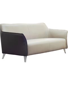 RFG Диван двойка Lola, със светлосива седалка и графитена облегалка