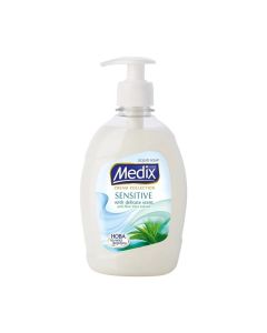Medix Течен сапун Cream Sensitive, с помпа, 400 ml, бял
