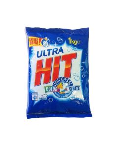 Ultra Hit Перилен препарат, прах, универсален, за бяло и цветно пране, 2 kg