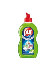 Pur Препарат за миене на съдове Duo Power, ябълка, 450 ml