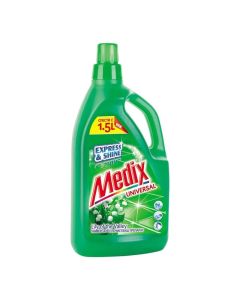 Препарат за почистване Medix Express & Shine, универсален, момина сълза, 1.4 L, зелен
