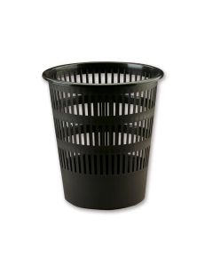 Faibo Кош за хартиени отпадъци, пластмасов, 12 L, черен