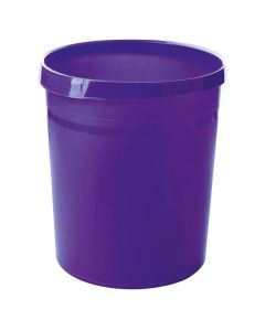 Кош за отпадъци HAN Grip Trend, пластмасов, 18 L, лилав, 31.2 х 23.7 х 35 cm