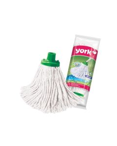 Парцал за под York, памучен, въже, 140 g, без дръжка, с конусовидна резба