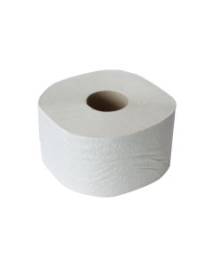 Тоалетна хартия, джъмбо, трипластова, избелена, 400 g, 12 броя