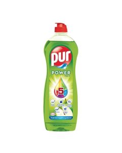 Pur Препарат за миене на съдове Duo Power, ябълка, 750 ml