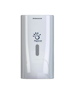 Papernet Диспенсър за течен сапун, презареждащ се, 1 L, бял