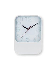 Часовник, аналогов, стенен, бял