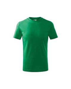 Malfini Детска тениска Basic 138, размер 158 cm, възраст 12 години, зелена