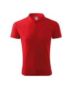 Malfini Мъжка тениска Pique Polo 203, размер XXL, червена