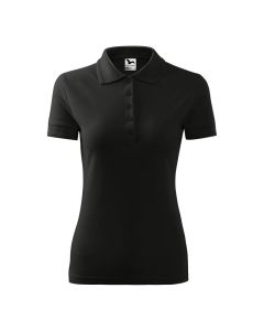 Malfini Дамска тениска Pique Polo 210, размер S, черна