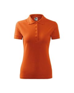 Malfini Дамска тениска Pique Polo 210, размер S, оранжева