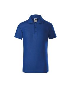 Malfini Детска тениска Pique Polo 222, размер 158 cm, възраст 12 години, синя