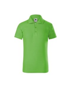 Malfini Детска тениска Pique Polo 222, размер 134 cm, възраст 8 години, зелена