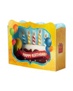 Gespaensterwald 3D картичка, Happy Birthday cake