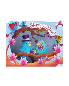 Gespaensterwald 3D картичка, Happy Wedding