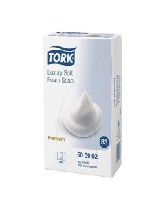 Сапун за ръце Tork S3, на пяна, 4 броя, 0.8 l
