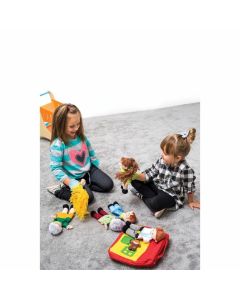 Nowa Szkola Комплект кукли за ръка, семейство, 25 cm, 6 броя