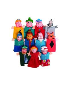 Nowa Szkola Кукли за ръка, с герои на 3 приказки, 11 броя