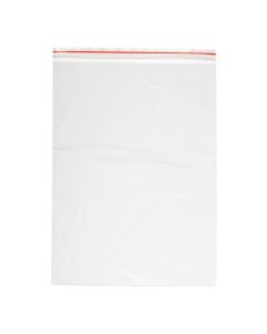 Office 1 Плик с цип, 23 x 31 cm, прозрачен, 100 броя