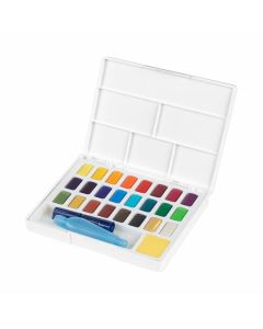 Faber-Castell Акварелни бои, в кутия - палитра, 24 цвята