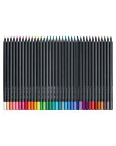 Faber-Castell Цветни моливи Black Edition, 36 цвята