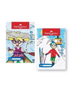 Faber-Castell Скицник за рисуване, A4, 160 g-m2, спирала, мека корица, 20 л