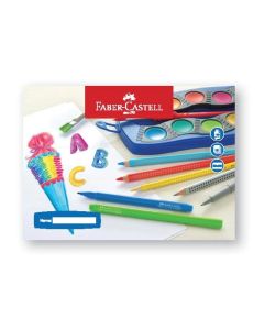 Faber-Castell Блок за рисуване №4, 160 g-m2, с ъгли, 10 листа
