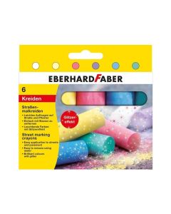 Eberhard Faber Тебешир, блестящ, 6 цвята
