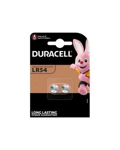 Алкална батерия Duracell LR54, 1.5 V, 2 броя
