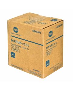 Оригинална тонер касета Minolta TNP51C, C3110, 5000 страници-5%, Cyan
