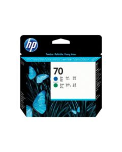HP 70 original printhead C9408A blue and green