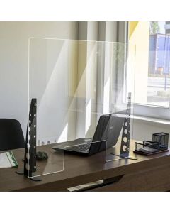 Предпазен екран, с метални държачи, 730 х 650 mm