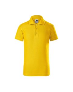 Malfini Детска тениска Pique Polo 222, размер 146 cm, възраст 10 години, жълта