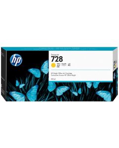 HP 728 original 300-ml Yellow Ink cartridge F9K15A
