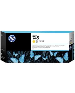 HP 745 original Ink cartridge F9K02A Yellow 300 ml