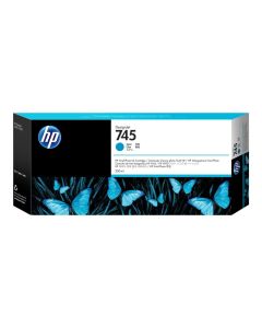 HP 745 original Ink cartridge F9K03A Cyan 300 ml